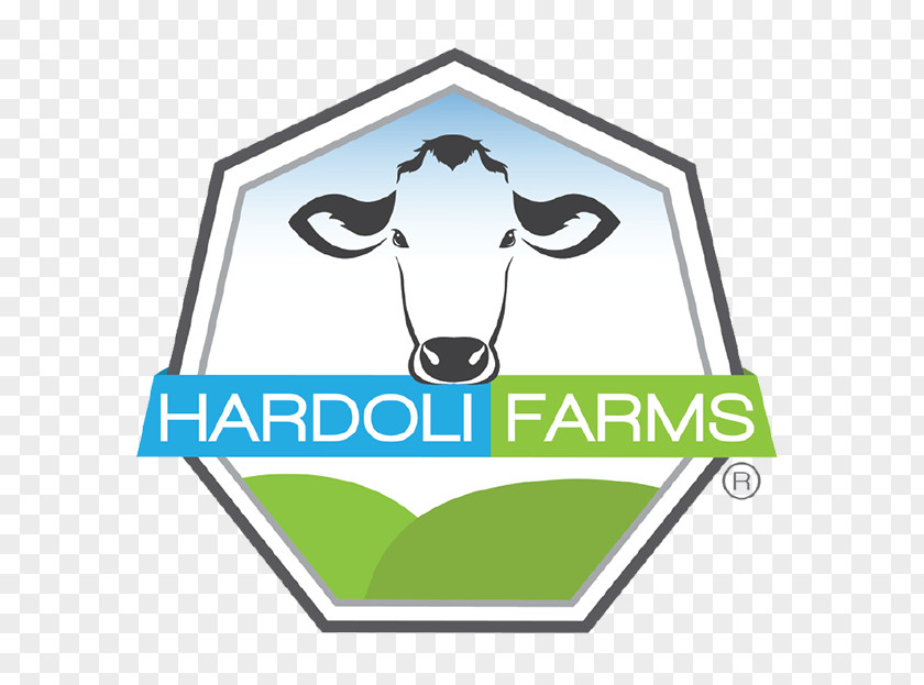 Milk Cattle Logo Hardoli Farms PNG