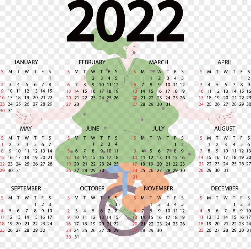 2022 Calendar Year 2022 Calendar Printable Year 2022 Calendar PNG