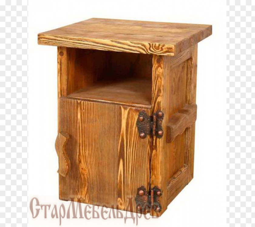 Bedside Tables Furniture Тумба Wood Stain Tree PNG