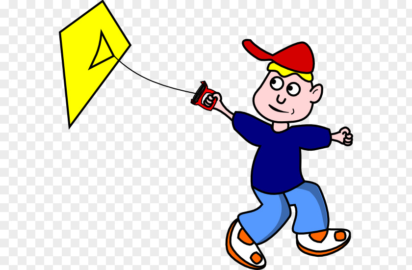 Kite Flight Cartoon Clip Art PNG