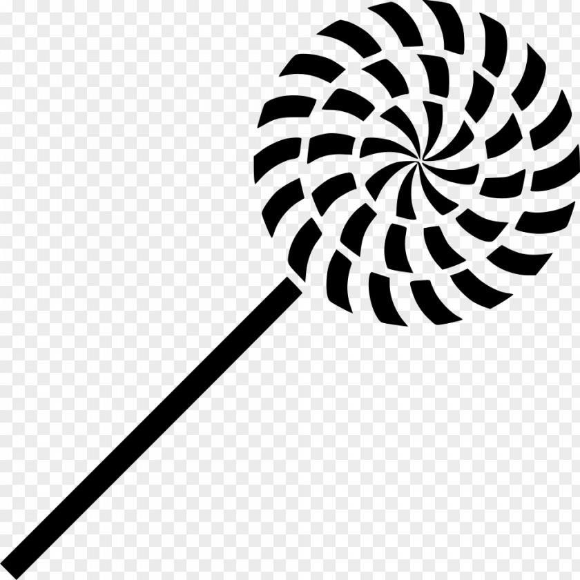 Black And White Clipart Lollipop Clip Art PNG