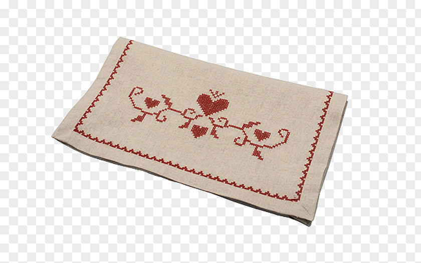 Embroidering Place Mats PNG