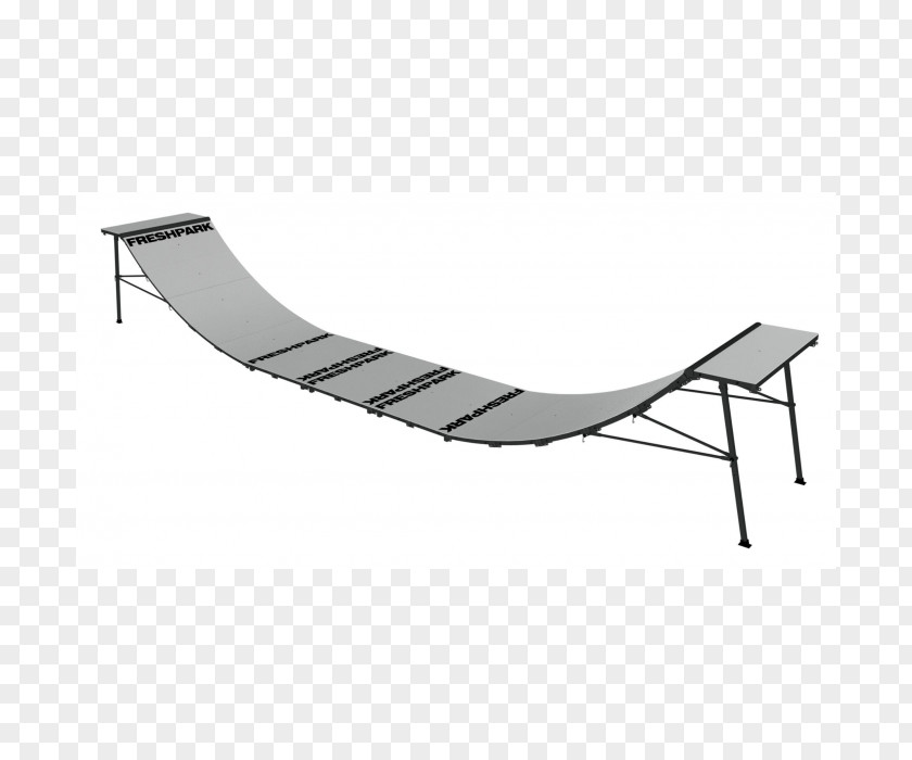 Half Pipe Sunlounger Chaise Longue Angle PNG