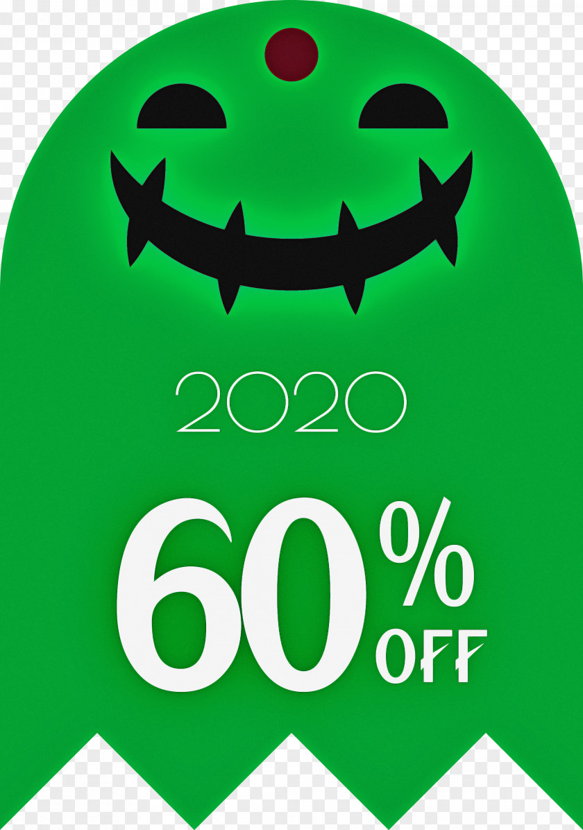 Halloween Discount Sales 60% Off PNG
