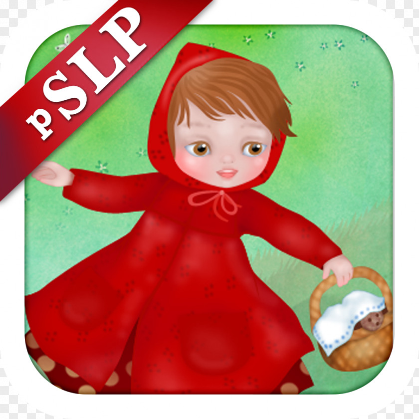 Red Riding Hood Christmas Ornament Elf Toddler Strawberry PNG