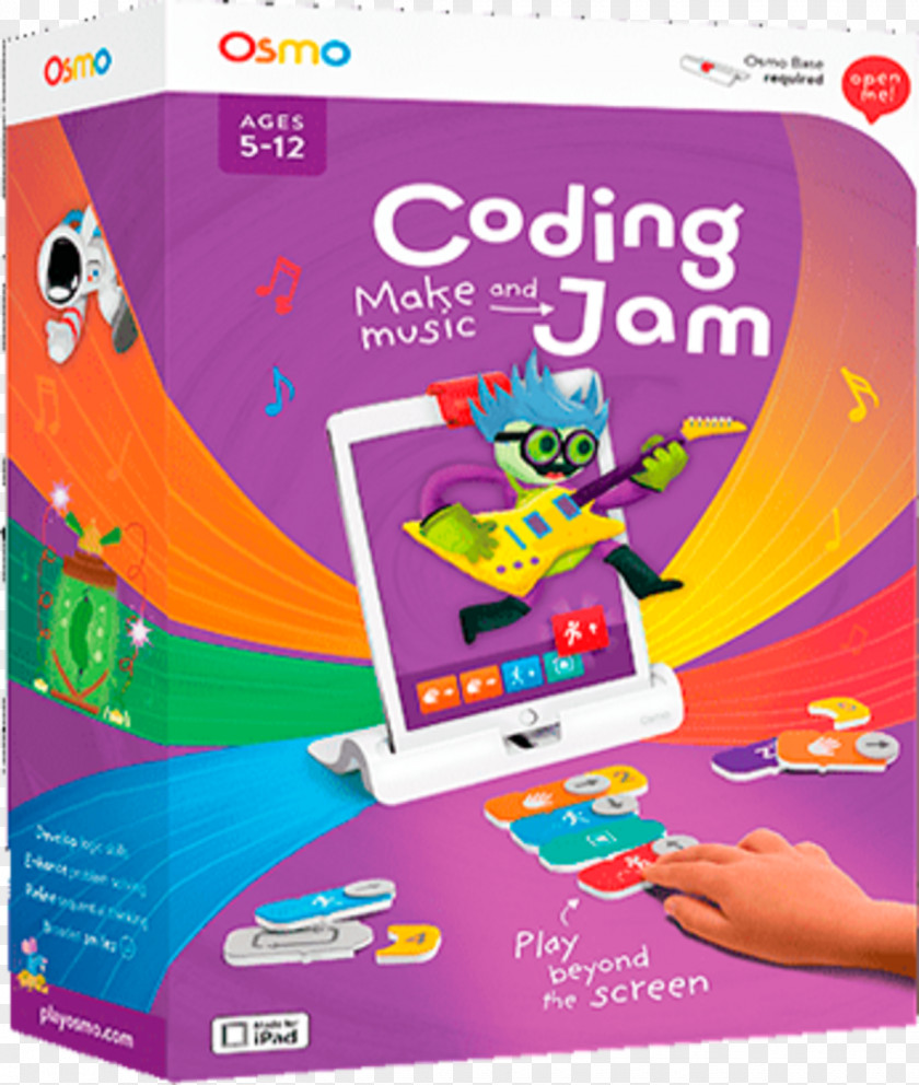 Smithsonian Magazine Osmo Coding Game Kit Jam Computer Programming Genius PNG