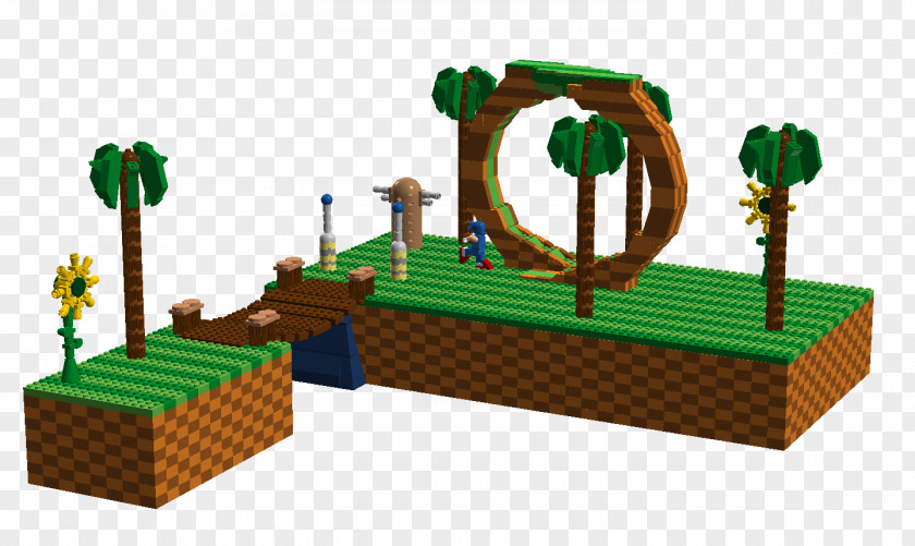 Tiki Sonic The Hedgehog Lego Dimensions Green Hill Zone Toy PNG