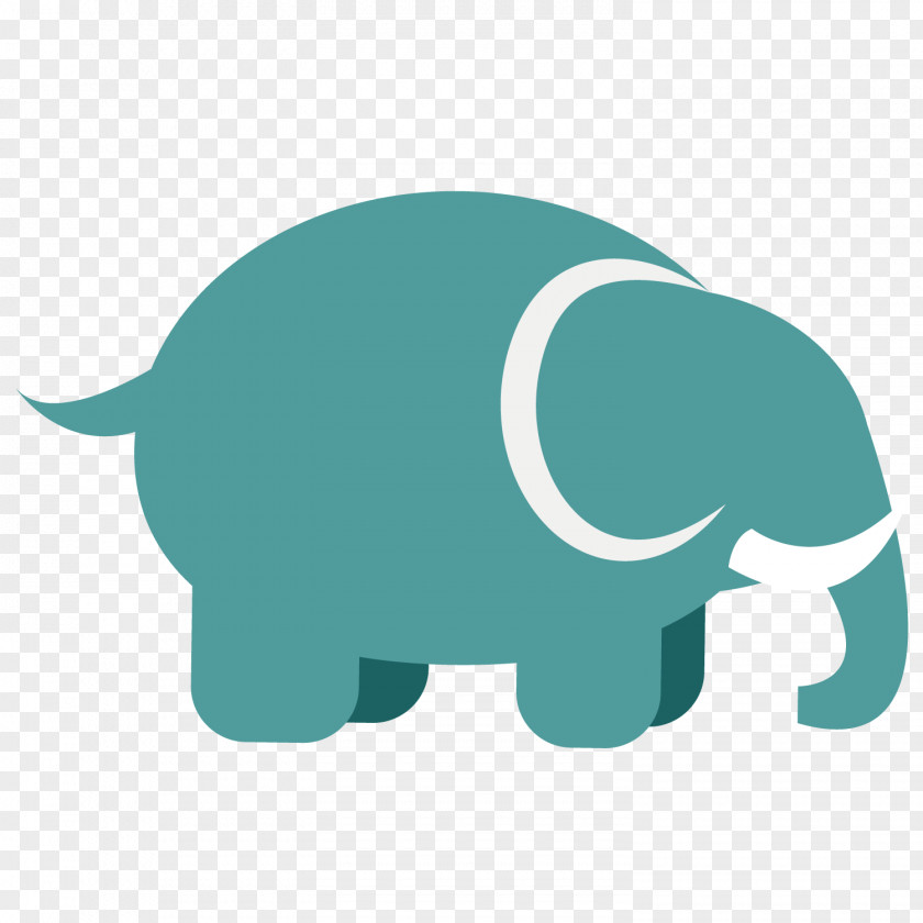 Blue Elephant Green Clip Art PNG