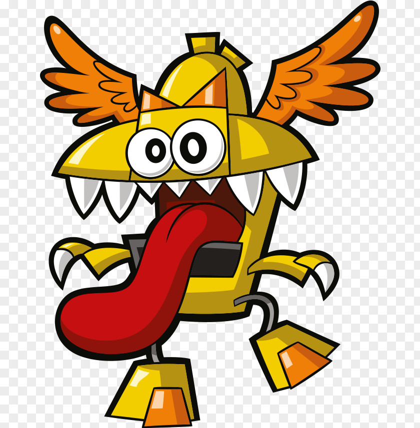 Pleased Yellow Friends Cartoon PNG