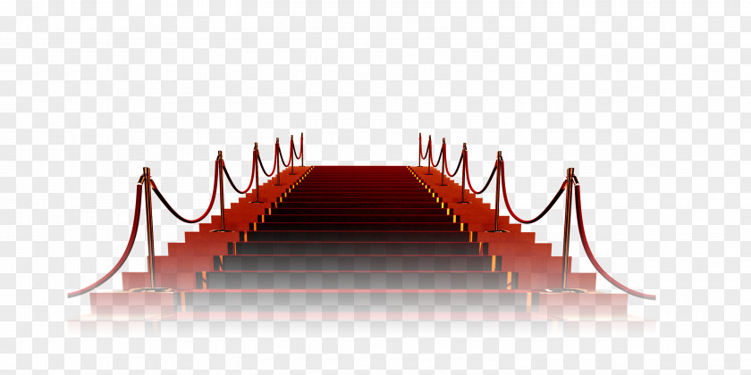 Stepped On The Red Carpet Stairs Stair Ladder PNG