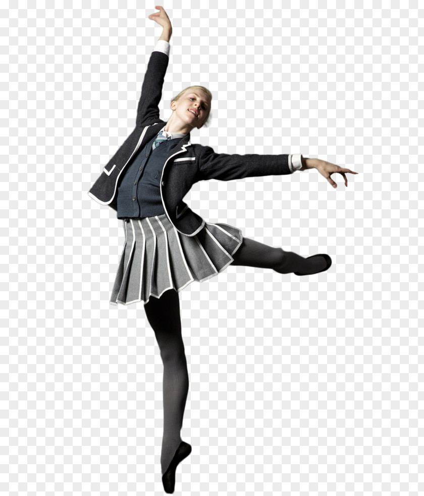 Wearing A School Uniform Of Ballet Beauty Dance Stage PNG