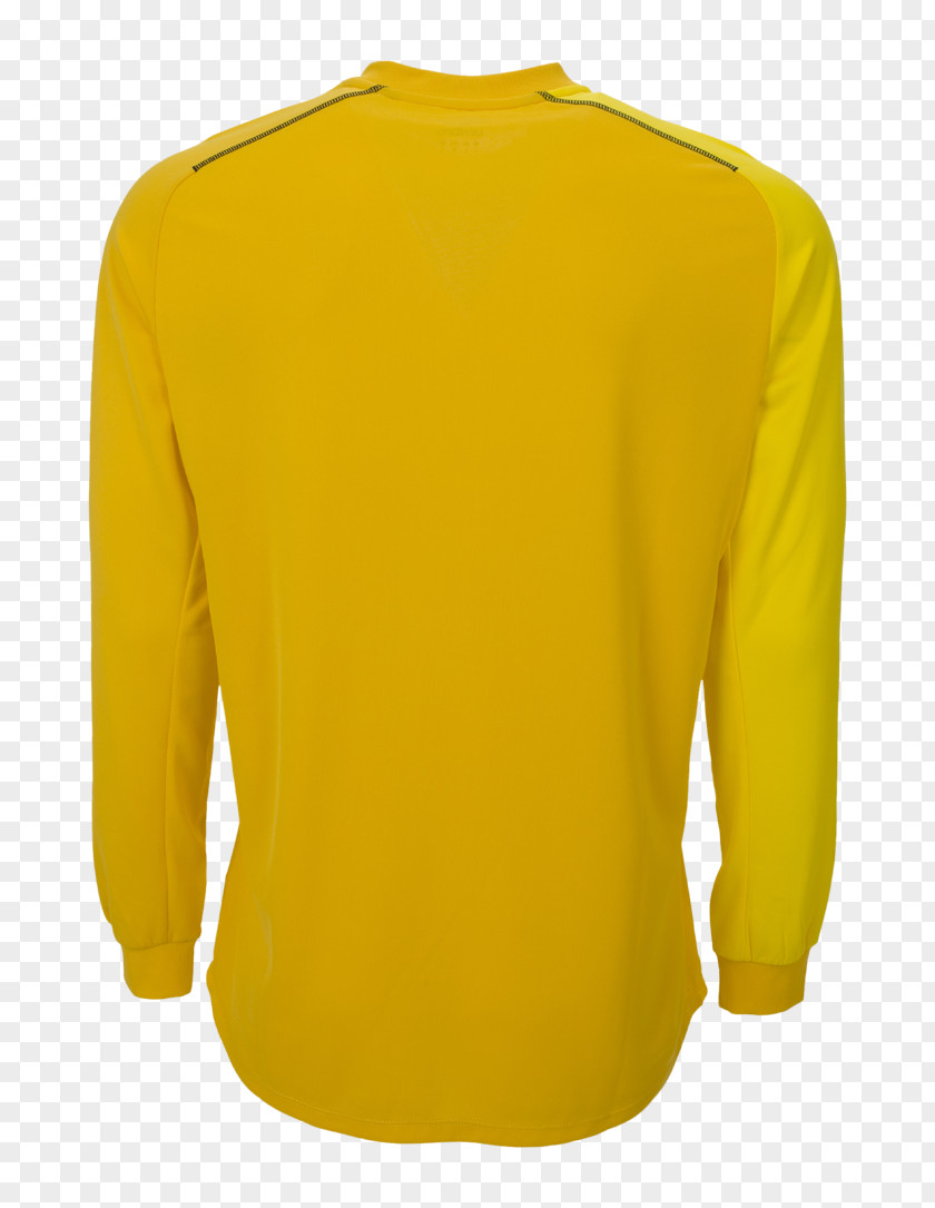 Goal Keeper Jersey Yellow Sleeve Shirt Team PNG