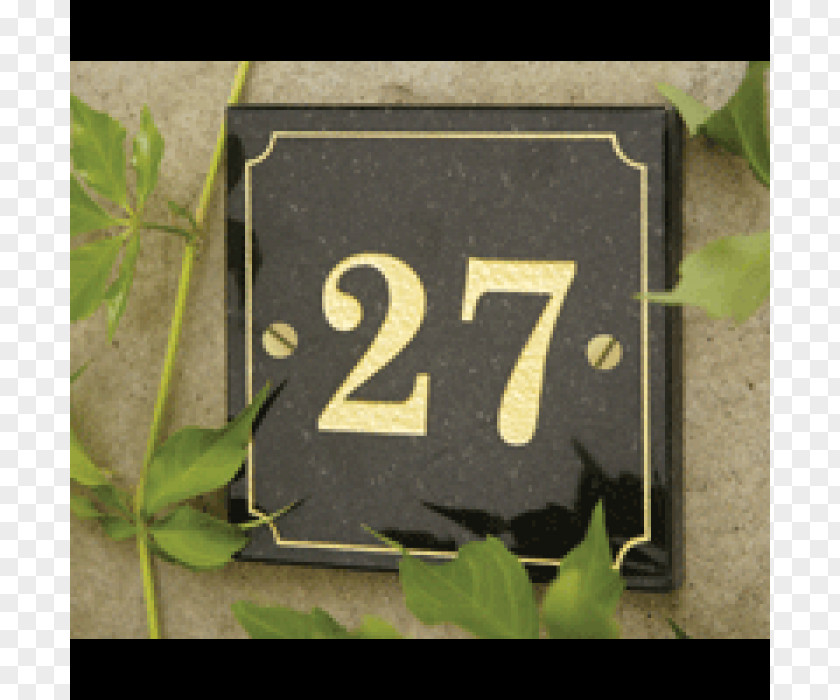 House Numbering Sign Home Granite PNG