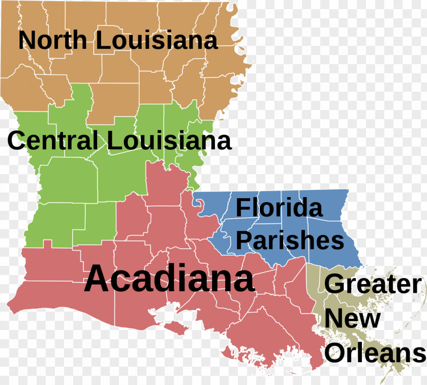 Louisiana Political Geography Region Marsh PNG