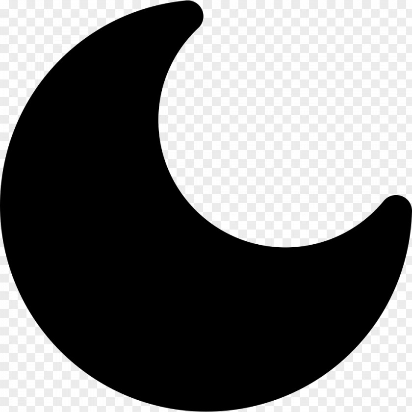 Silhouette Crescent PNG