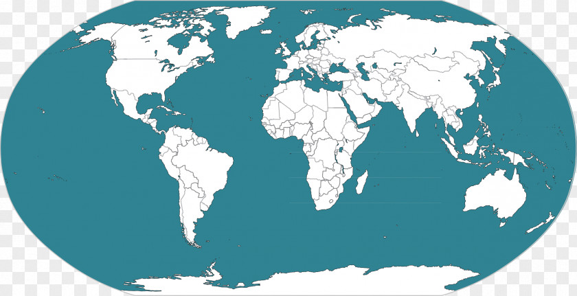 Vector World Map Illustration Earth Globe PNG
