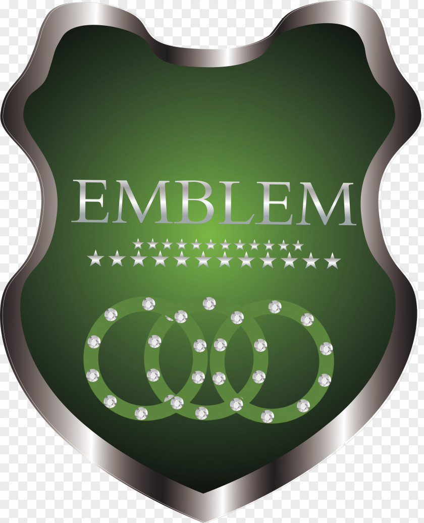 Green Shield Escutcheon Vecteur PNG