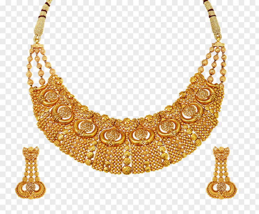 Necklace Earring Tanishq Jewellery PNG