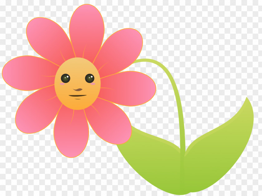 Smiling Daisy Cliparts Flower Face Smiley Clip Art PNG