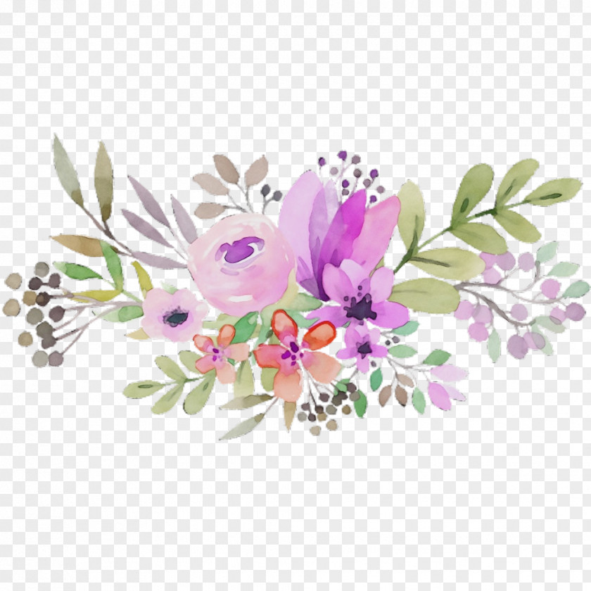 Wildflower Bouquet Of Flowers Drawing PNG