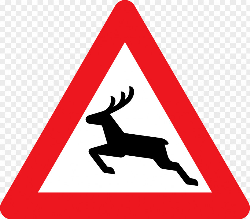 26 Deer Traffic Sign Warning Light PNG