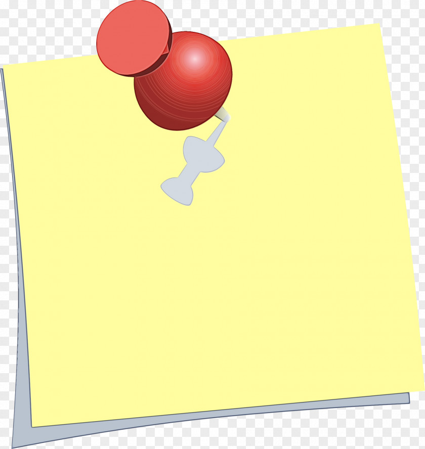 Balloon Postit Note Paper Yellow Rectangle Font Design PNG