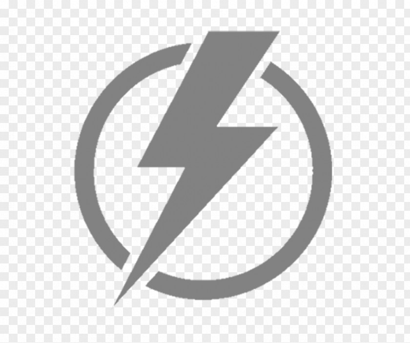 Blackandwhite Logo Electricity Symbol PNG