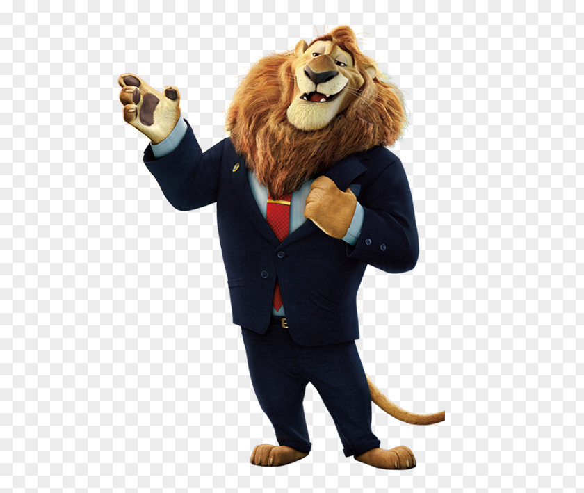 Lecture Lion Mayor Lionheart Officer Clawhauser Chief Bogo Nick Wilde Disney Crossy Road PNG