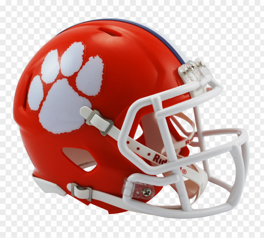 Mini Clemson Tigers Football University American Helmets Riddell PNG