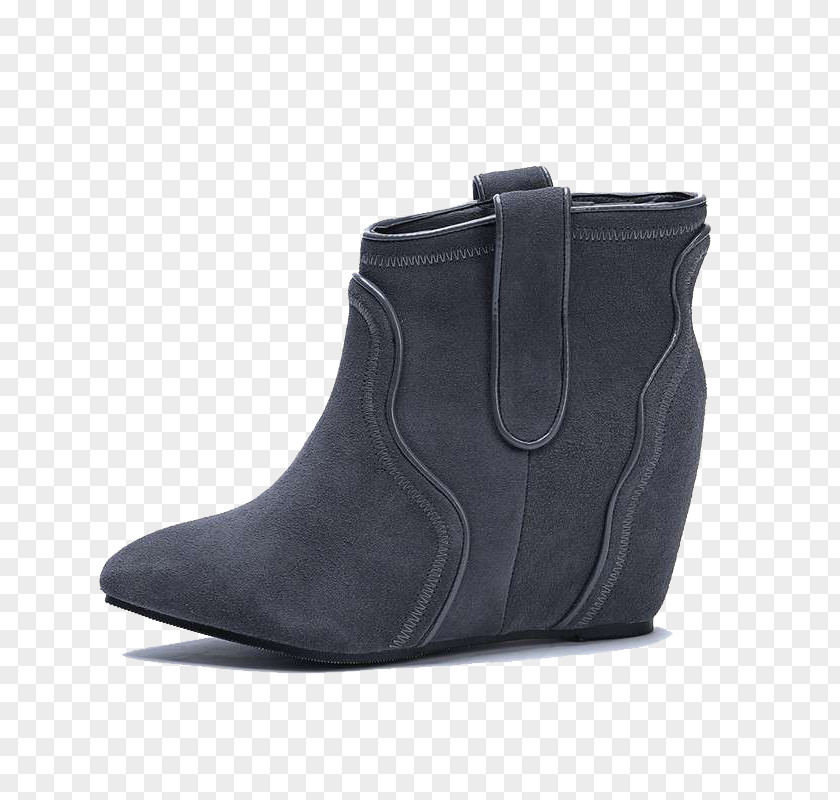 Ms. Gray And Black Boots Within The Higher Suede Boot Shoe Walking PNG