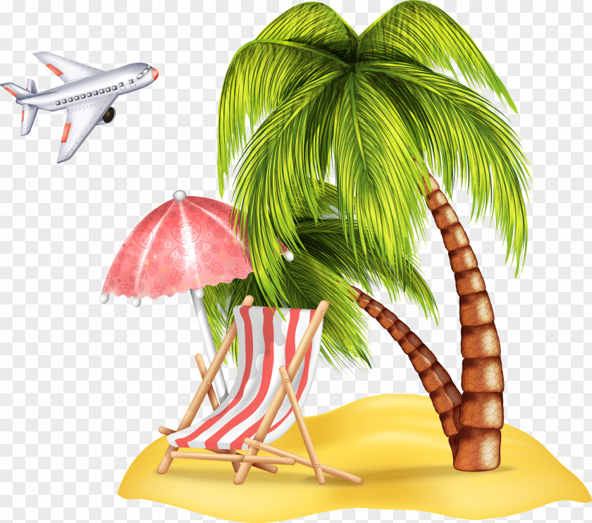 Palm Trees Islands Beach Clip Art PNG