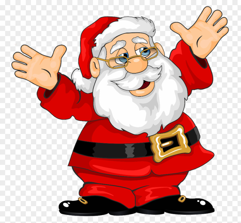 Santa Claus Rudolph Christmas Clip Art PNG