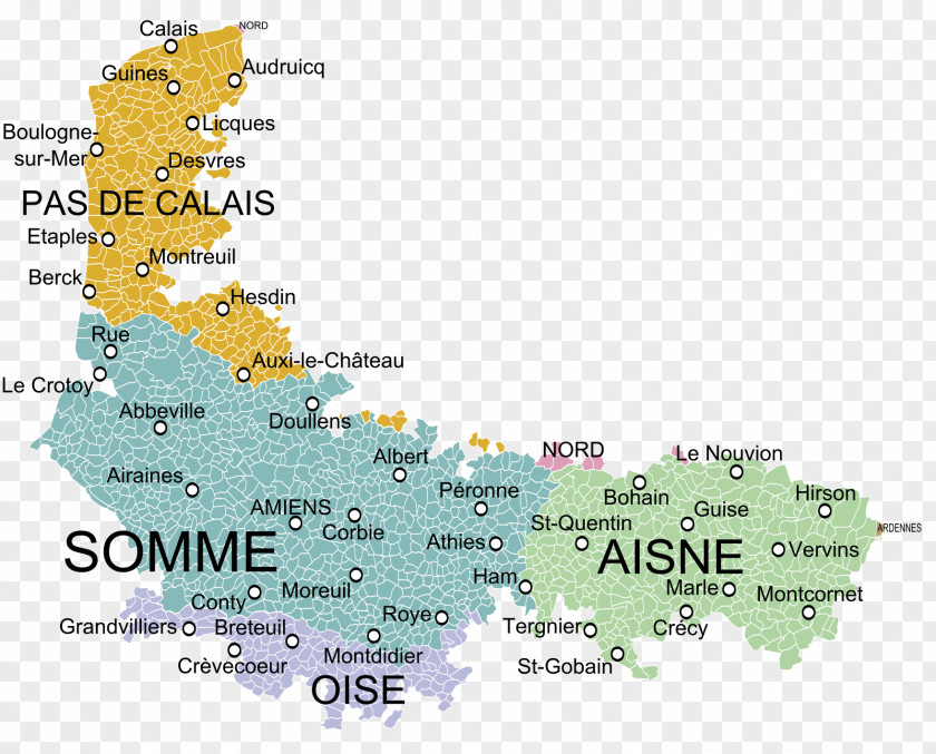 Carte Aisne Hauts-de-France Somme Histoire De La Picardie Regions Of France PNG