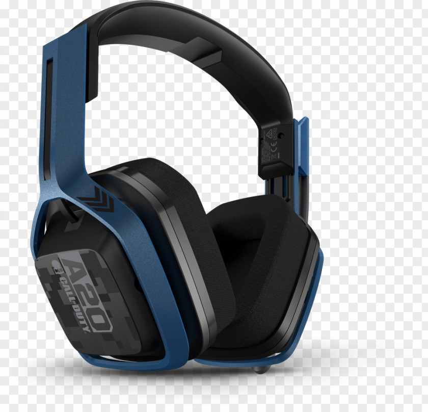 Gaming Headset Blue Xbox 360 Wireless ASTRO A20 Headphones Video Games PNG