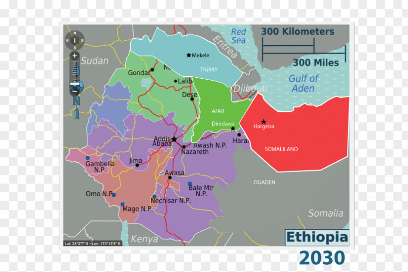 Map Somali Region Afar World Ogaden PNG