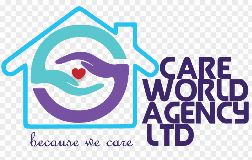 We Care Logo Aged Caregiver Old Age Brand PNG