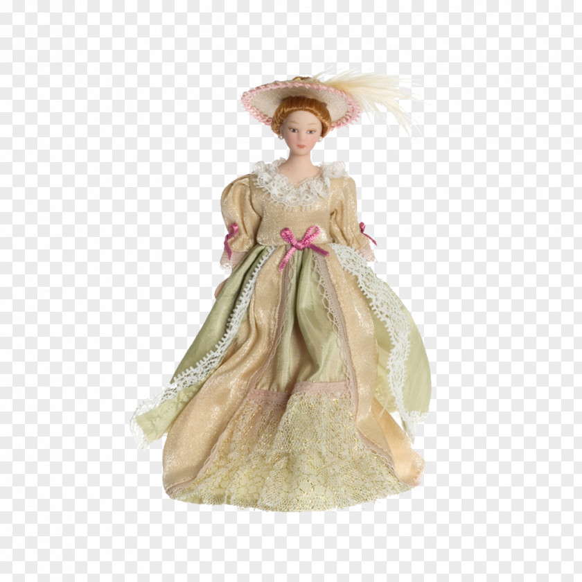 Barbie Dollhouse Costume Design Victorian Era PNG