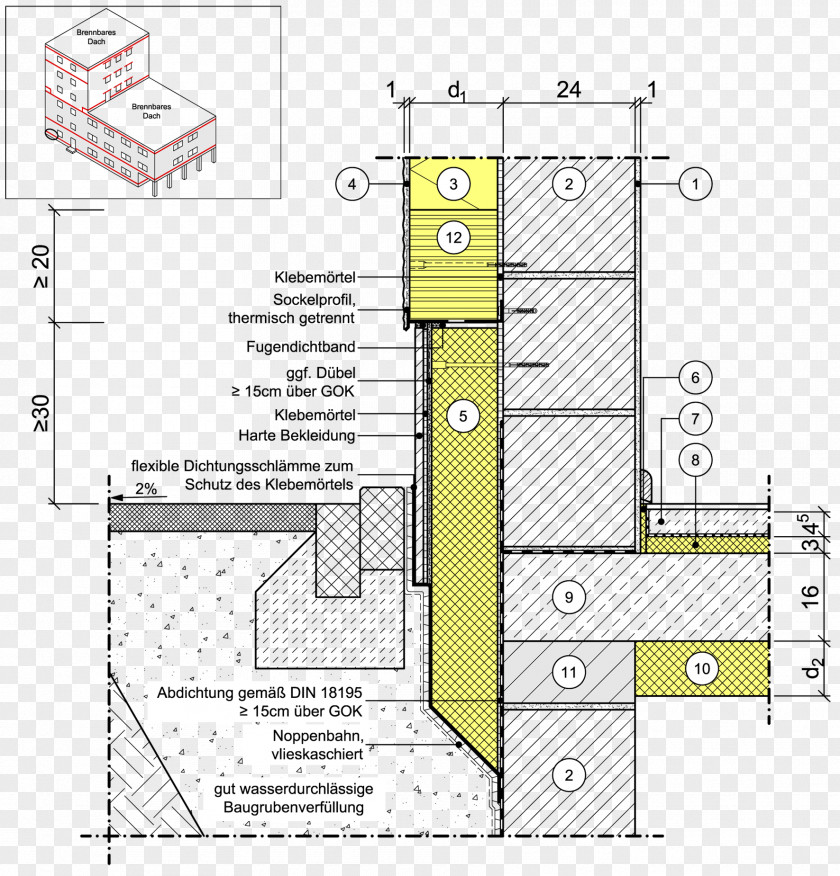 Building Exterior Insulation Finishing System Masonry Veneer Brandschutzstreifen Perimeterdämmung PNG