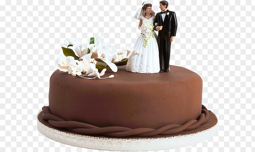 Chocolate Cake Wedding Sugar Torte PNG