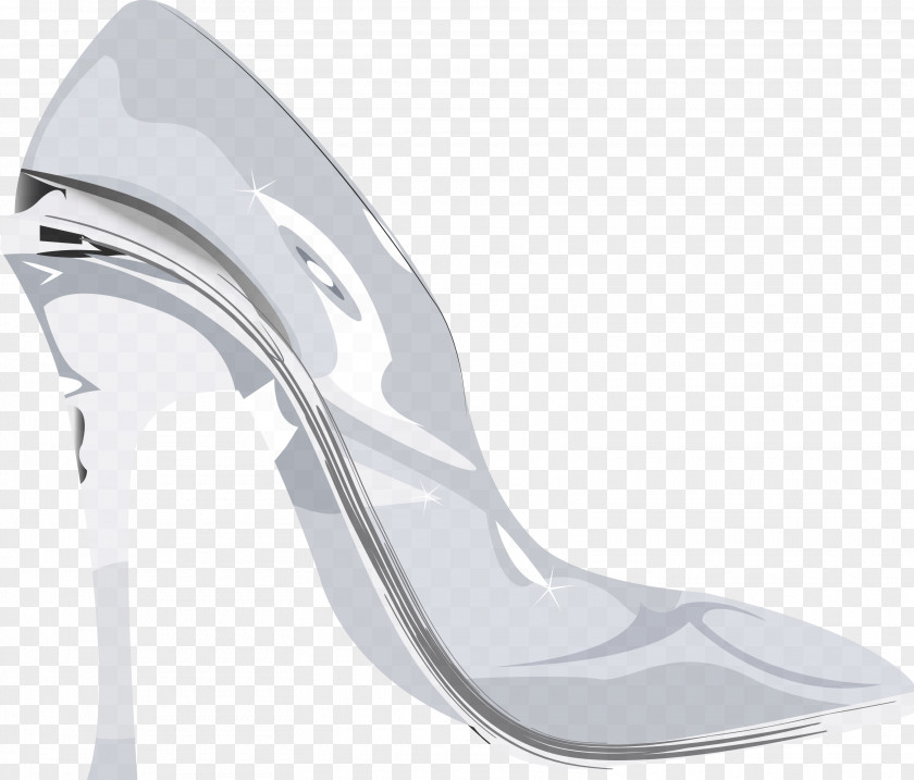 Cinderella Slipper High-heeled Shoe Drawing PNG