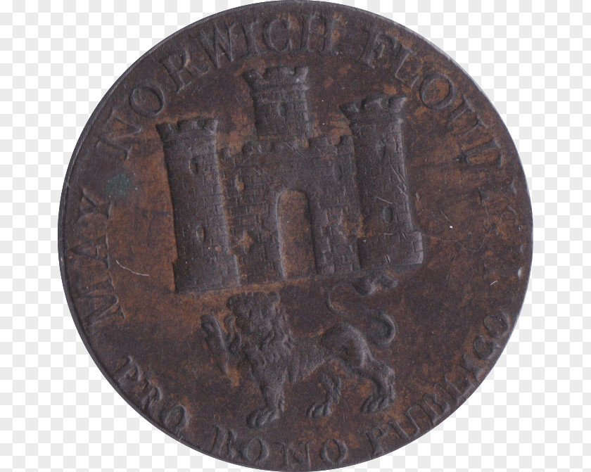Coin Halfpenny Token Half Crown PNG