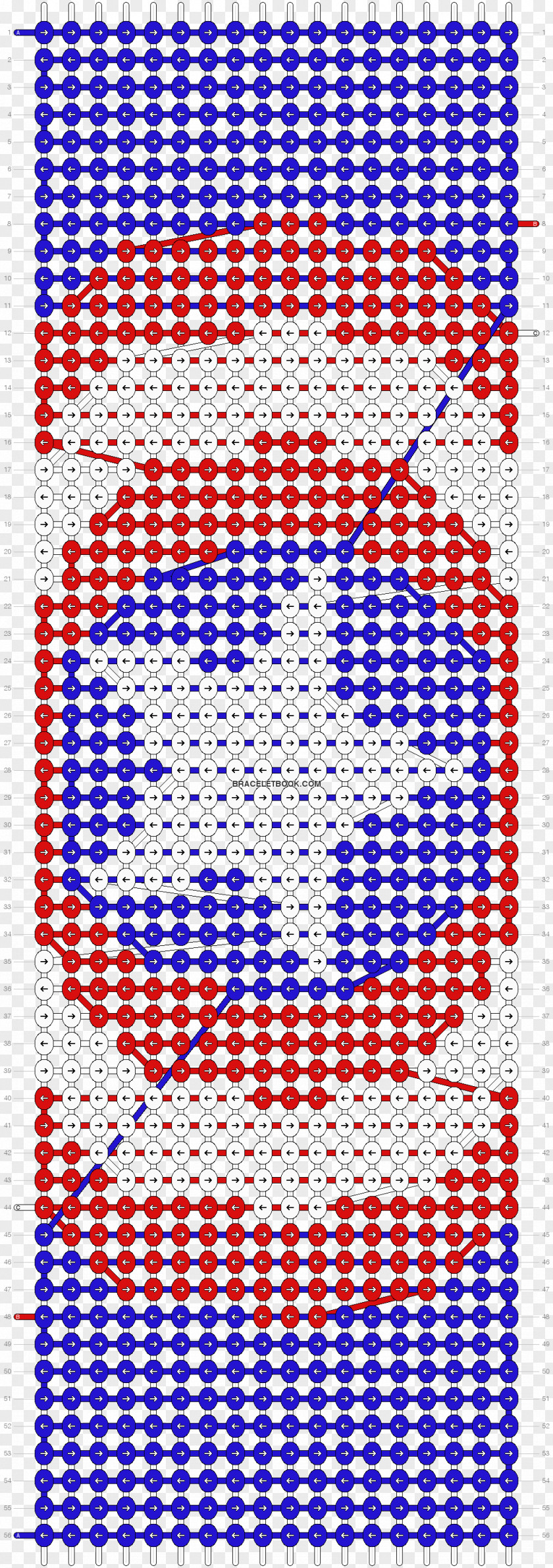 Friendship Bracelet Pattern Cross-stitch Embroidery PNG