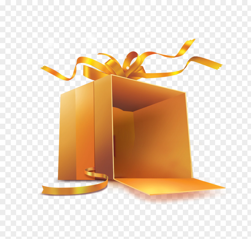 Open The Gift Box Paper PNG