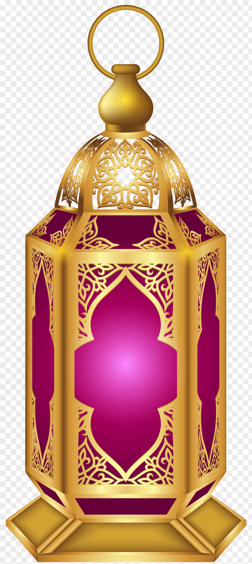 Beautiful Pink Lantern Clip Art Image PNG