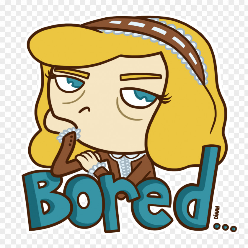 BORED Sticker Stationery Art Clip PNG
