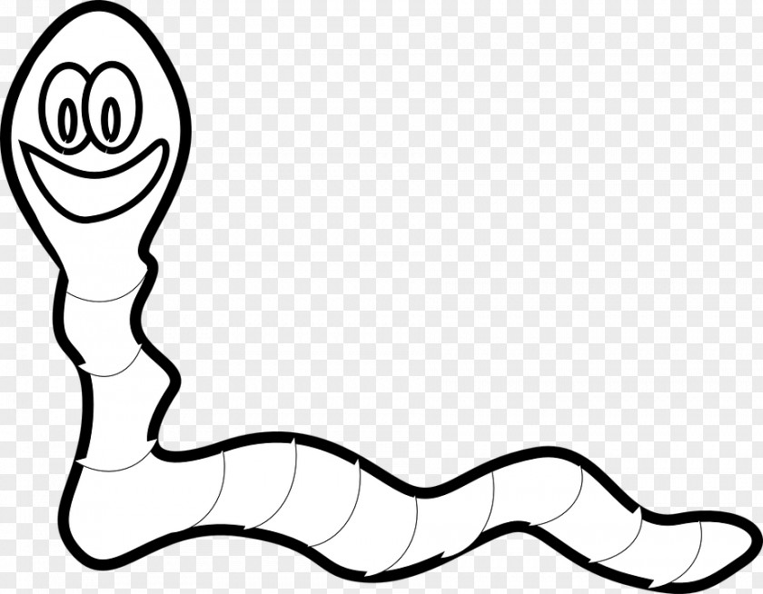 Cartoon Worm Bookworm Coloring Book Child PNG