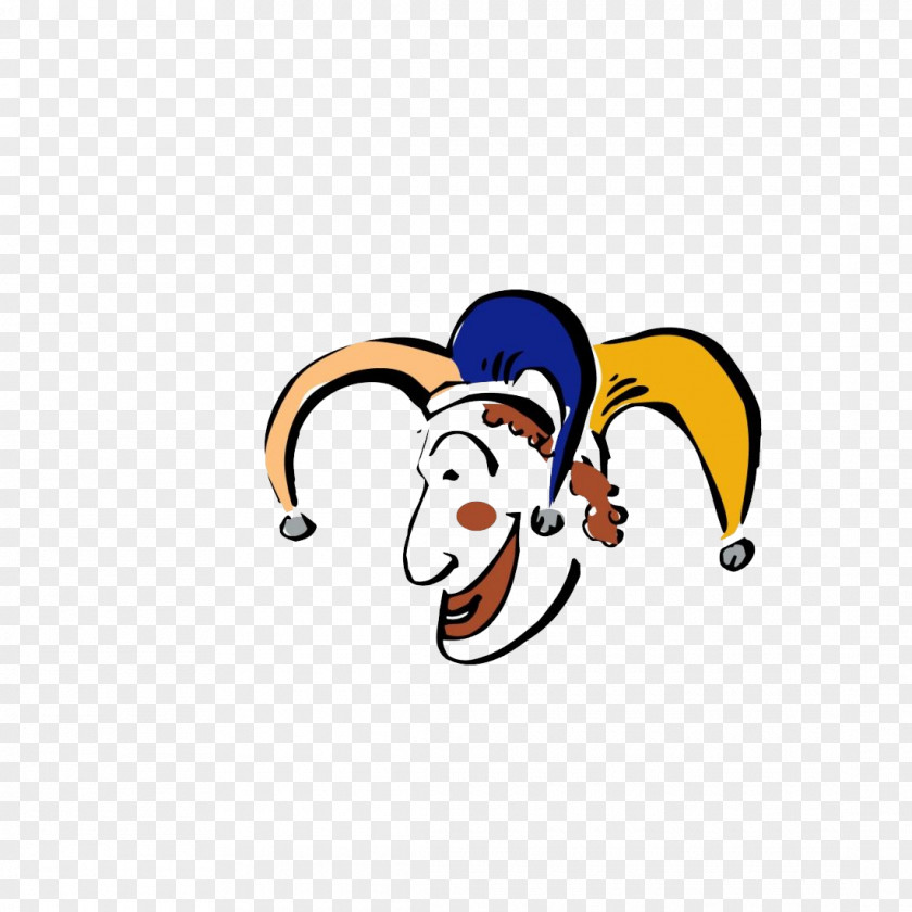 Clown Joker Mask Carnival PNG