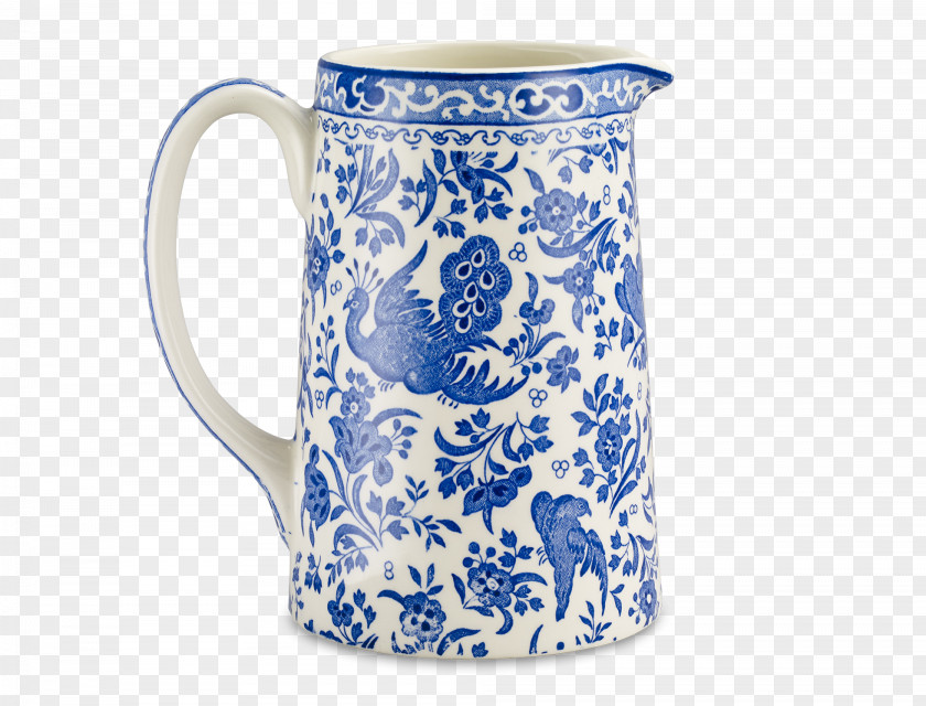 Mug Jug Ceramic Coffee Cup Blue And White Pottery PNG