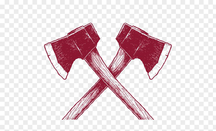 Red Axe Hand PNG