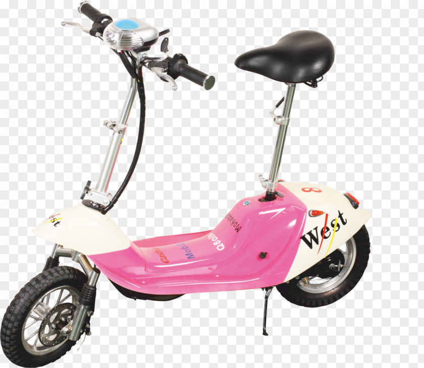Scooter Motorized Electric Kick Bicycle PNG